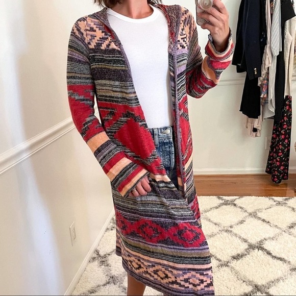 Y2K Vintage Mudd Southwestern Knit Sweater M - Picture 1 of 11